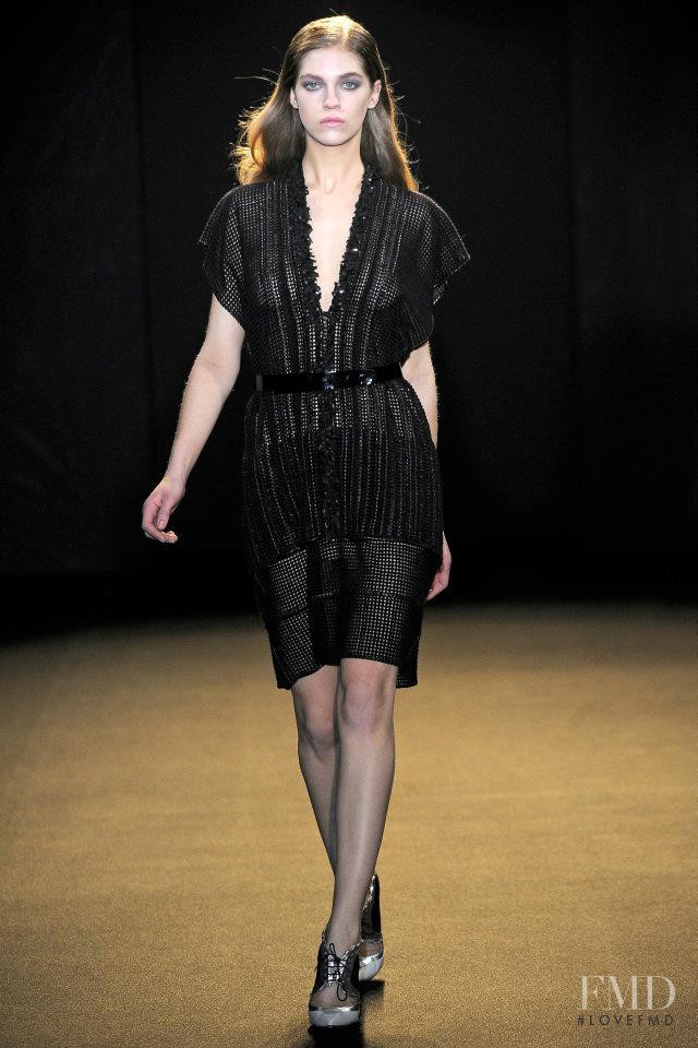 Samantha Gradoville featured in  the Sharon Wauchob fashion show for Autumn/Winter 2011