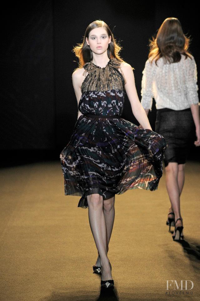 Anais Pouliot featured in  the Sharon Wauchob fashion show for Autumn/Winter 2011