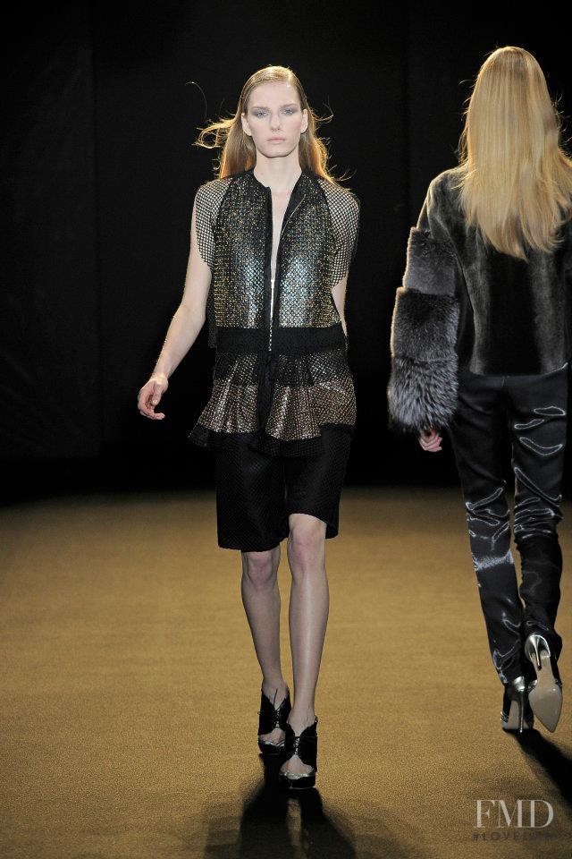 Marique Schimmel featured in  the Sharon Wauchob fashion show for Autumn/Winter 2011
