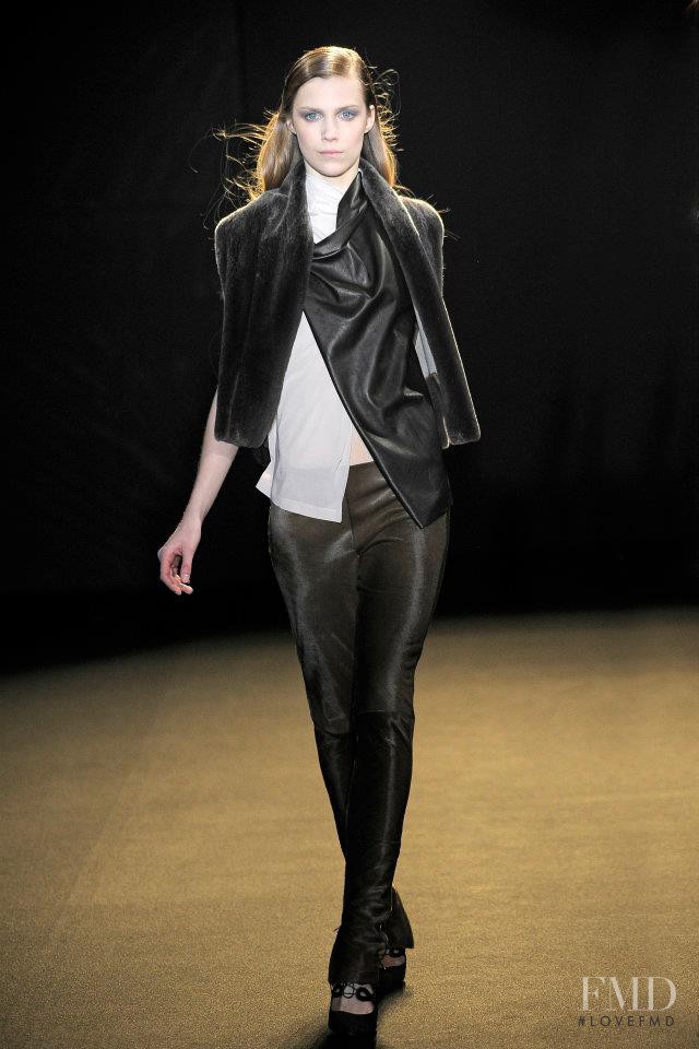 Dasha Sushko featured in  the Sharon Wauchob fashion show for Autumn/Winter 2011