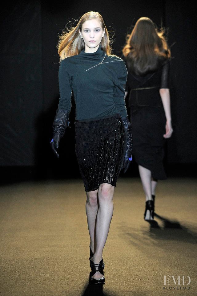 Dorothea Barth Jorgensen featured in  the Sharon Wauchob fashion show for Autumn/Winter 2011