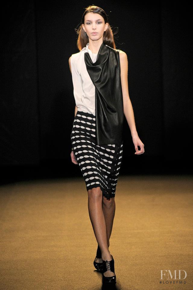 Kate King featured in  the Sharon Wauchob fashion show for Autumn/Winter 2011