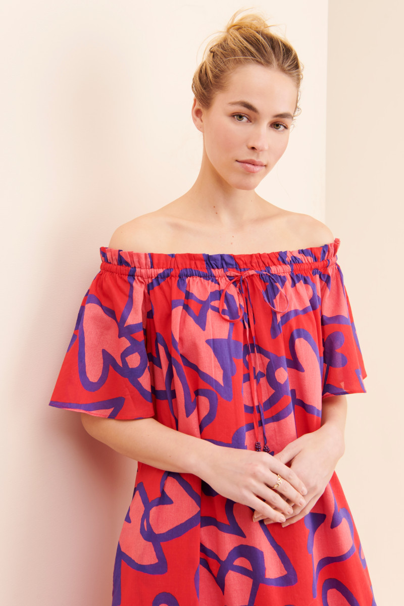 Caroline Kelley featured in  the Nuuly catalogue for Spring/Summer 2021