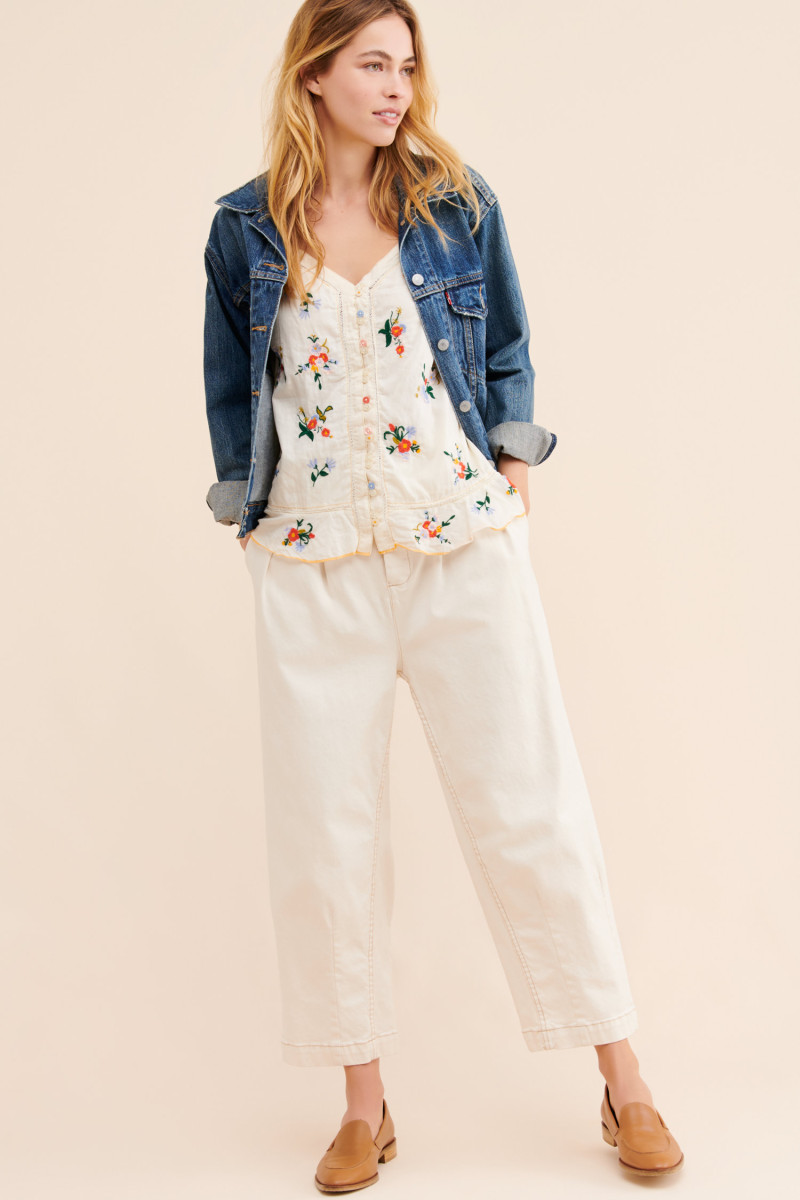 Caroline Kelley featured in  the Nuuly catalogue for Spring/Summer 2021