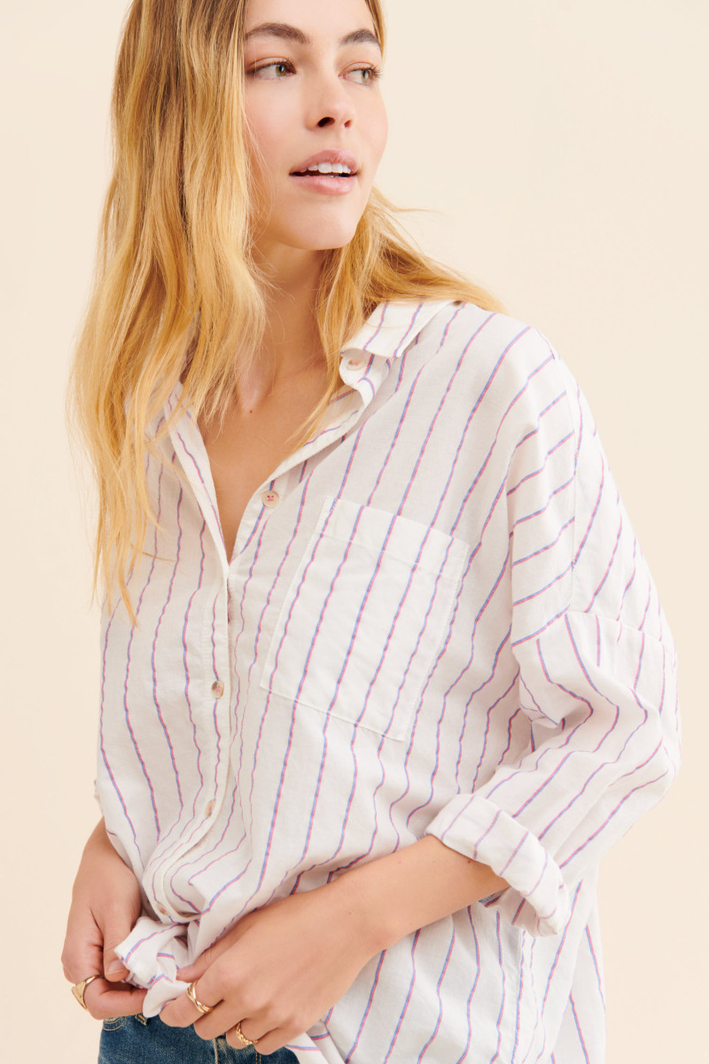 Caroline Kelley featured in  the Nuuly catalogue for Spring/Summer 2021