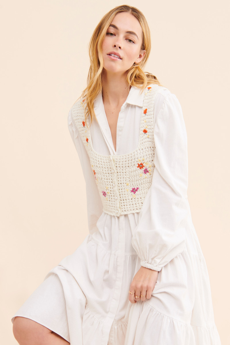 Caroline Kelley featured in  the Nuuly catalogue for Spring/Summer 2021