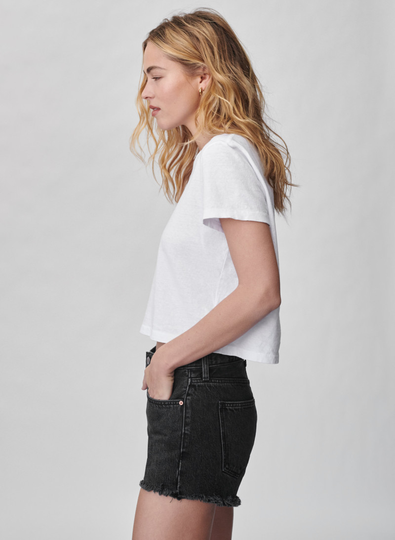 Caroline Kelley featured in  the Aritzia catalogue for Spring/Summer 2021