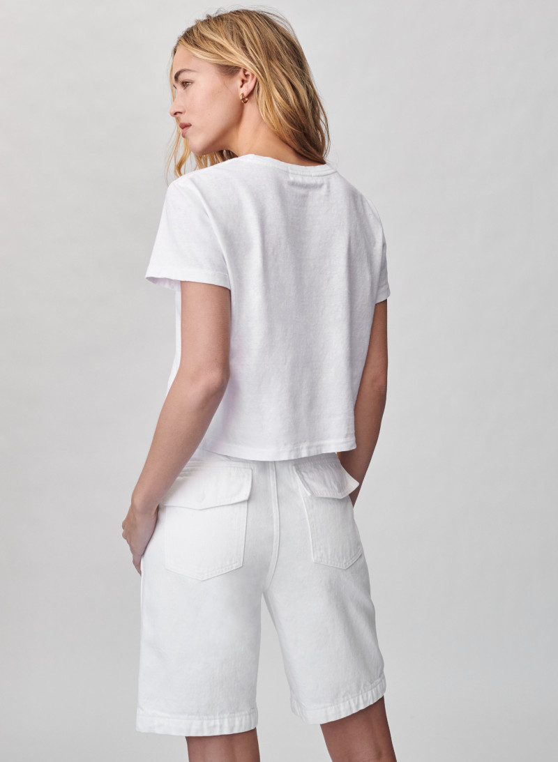 Caroline Kelley featured in  the Aritzia catalogue for Spring/Summer 2021