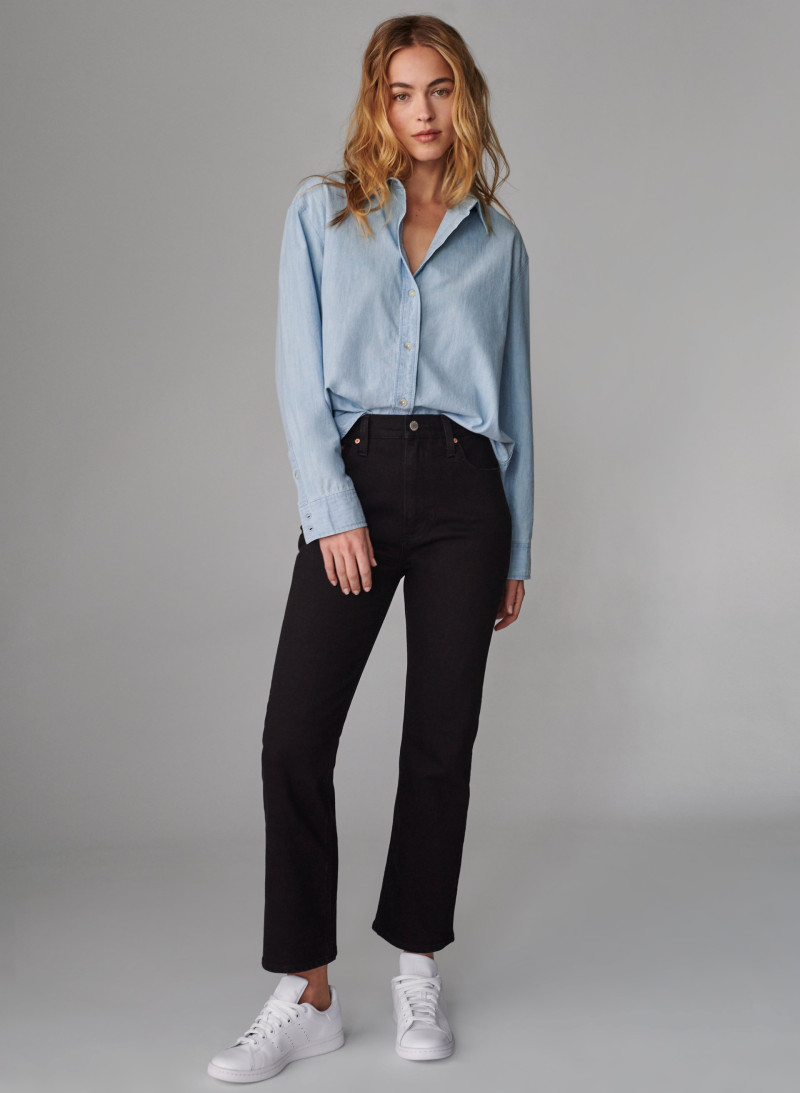 Caroline Kelley featured in  the Aritzia catalogue for Spring/Summer 2021