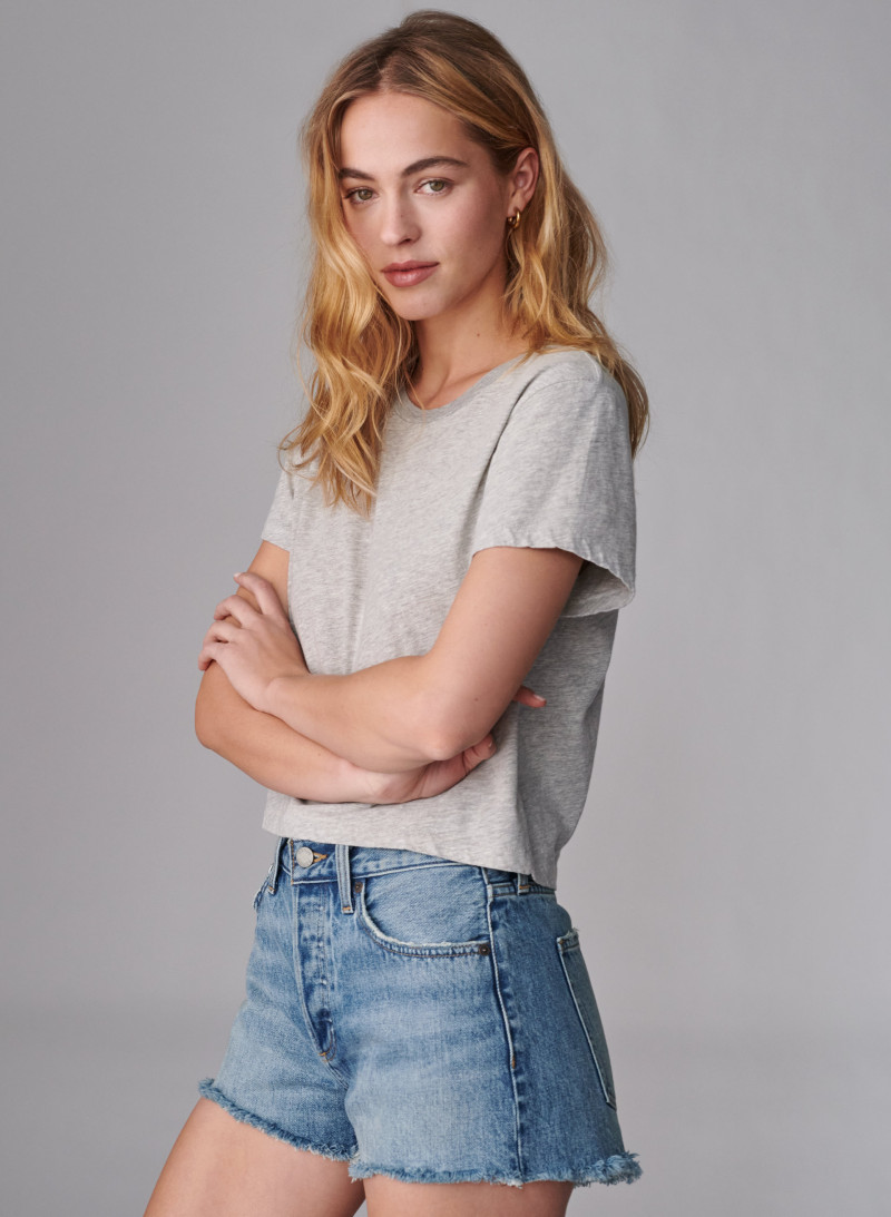 Caroline Kelley featured in  the Aritzia catalogue for Spring/Summer 2021