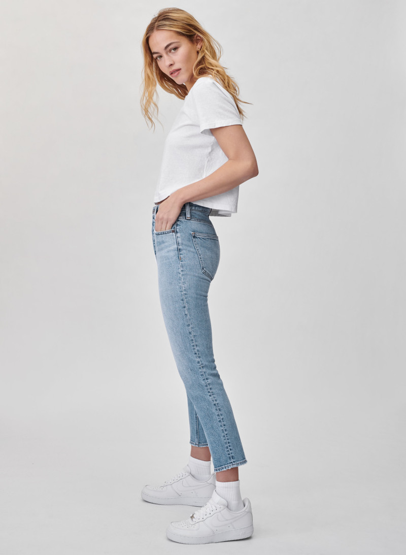 Caroline Kelley featured in  the Aritzia catalogue for Spring/Summer 2021