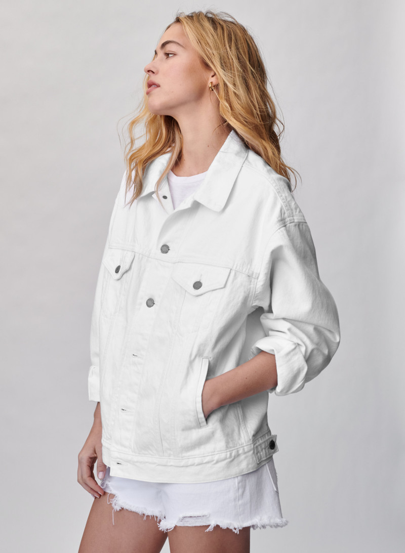 Caroline Kelley featured in  the Aritzia catalogue for Spring/Summer 2021