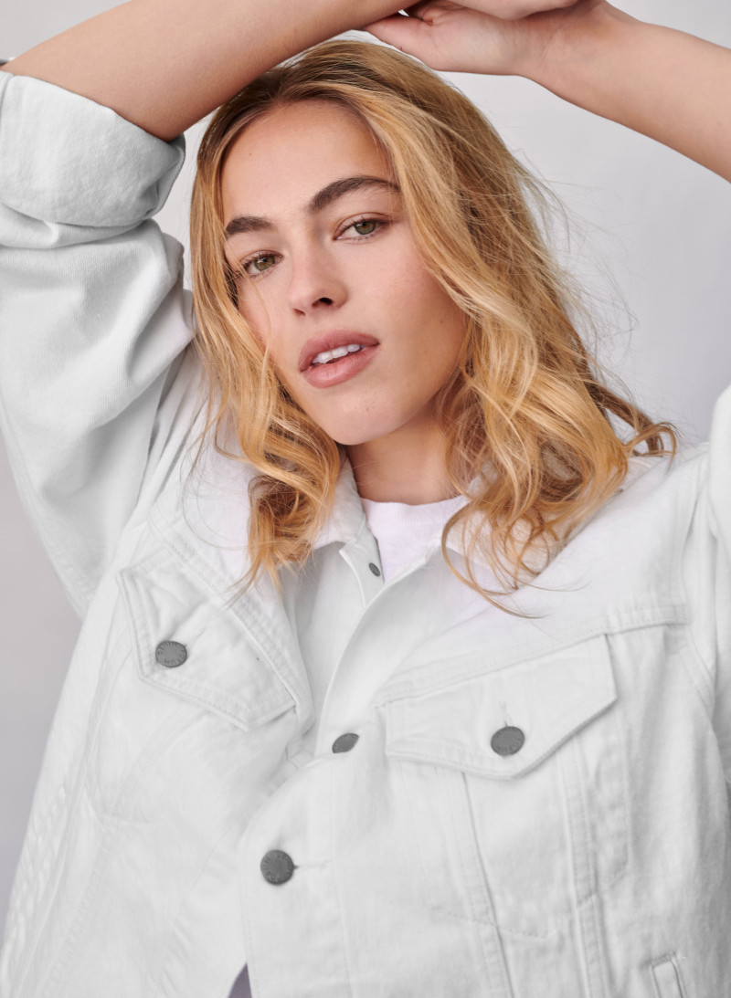 Caroline Kelley featured in  the Aritzia catalogue for Spring/Summer 2021