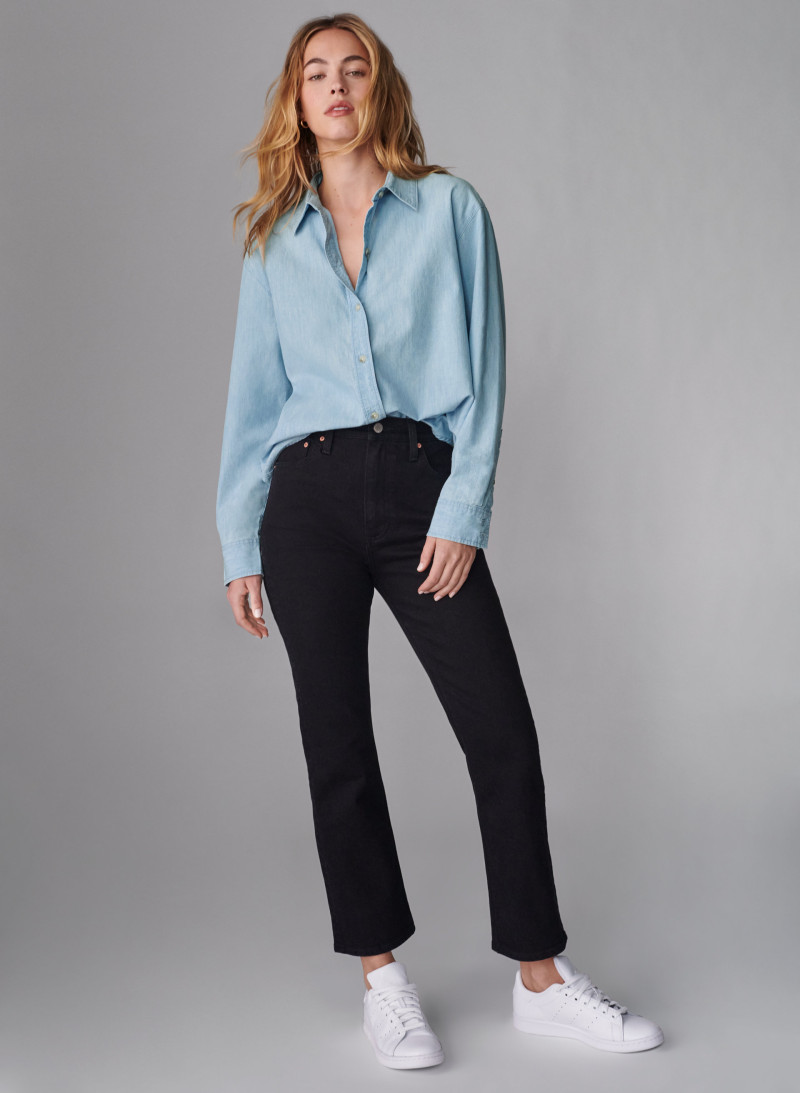 Caroline Kelley featured in  the Aritzia catalogue for Spring/Summer 2021