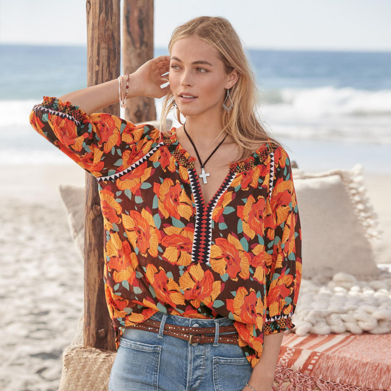 Caroline Kelley featured in  the Sundance Clothing lookbook for Summer 2021