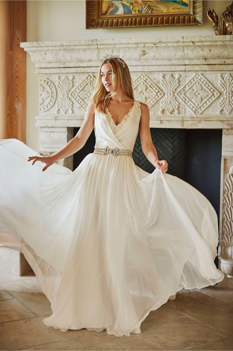 Caroline Kelley featured in  the BHLDN catalogue for Autumn/Winter 2021