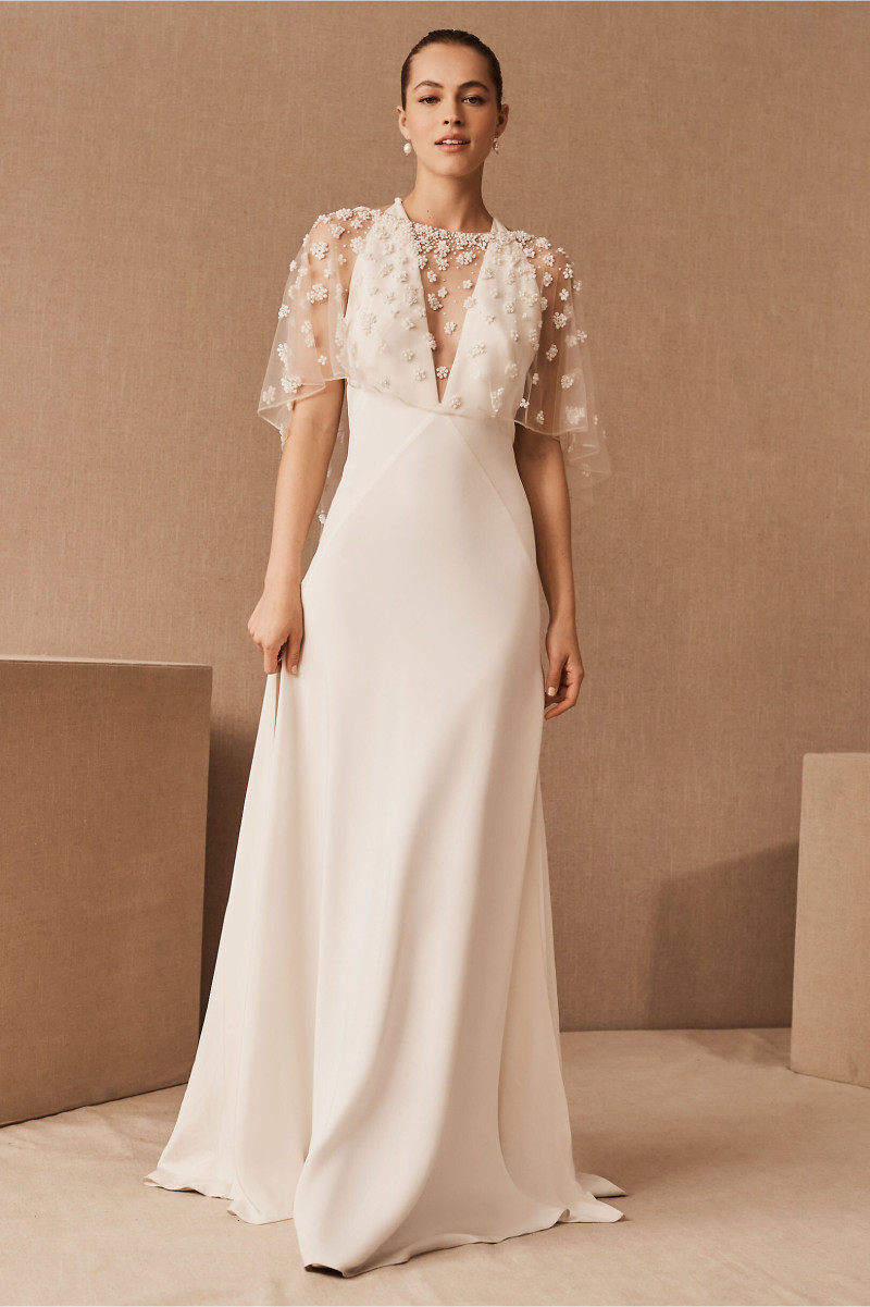 Caroline Kelley featured in  the BHLDN catalogue for Autumn/Winter 2021