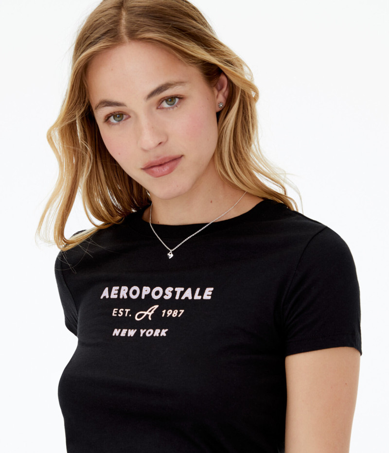 Caroline Kelley featured in  the Aeropostale catalogue for Spring/Summer 2022