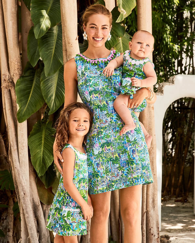 Caroline Kelley featured in  the Lilly Pulitzer catalogue for Autumn/Winter 2022