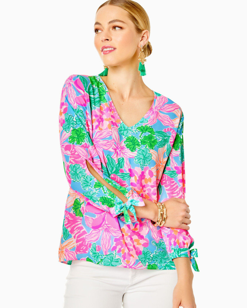 Caroline Kelley featured in  the Lilly Pulitzer catalogue for Spring/Summer 2023