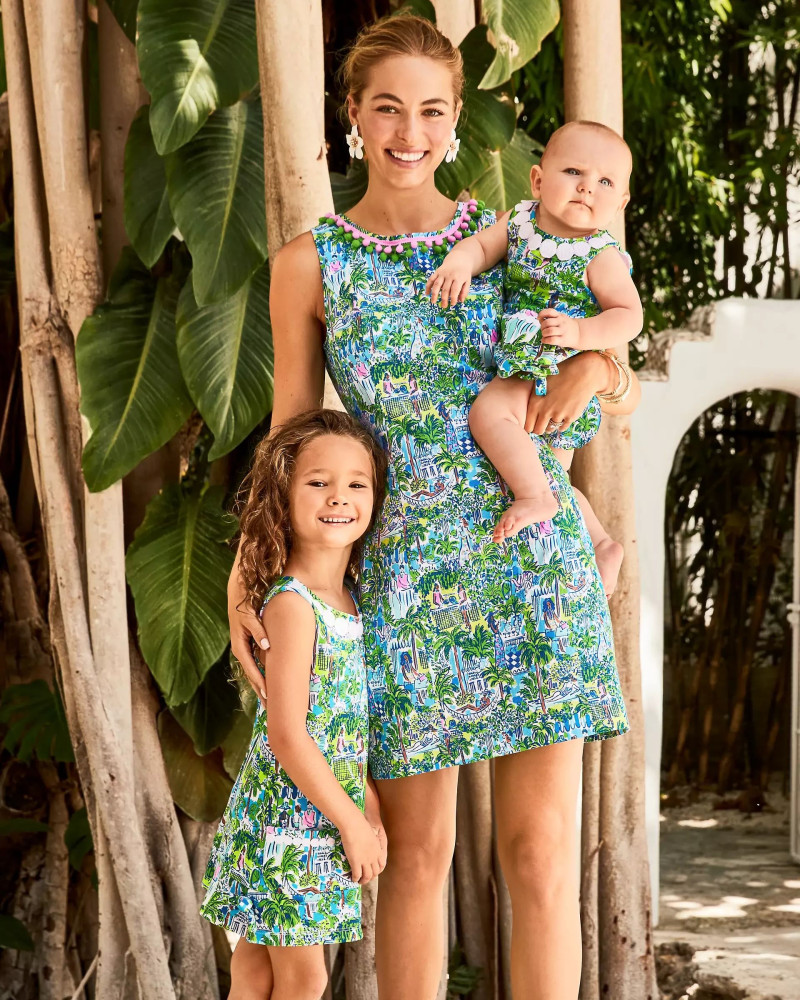 Caroline Kelley featured in  the Lilly Pulitzer catalogue for Spring/Summer 2023