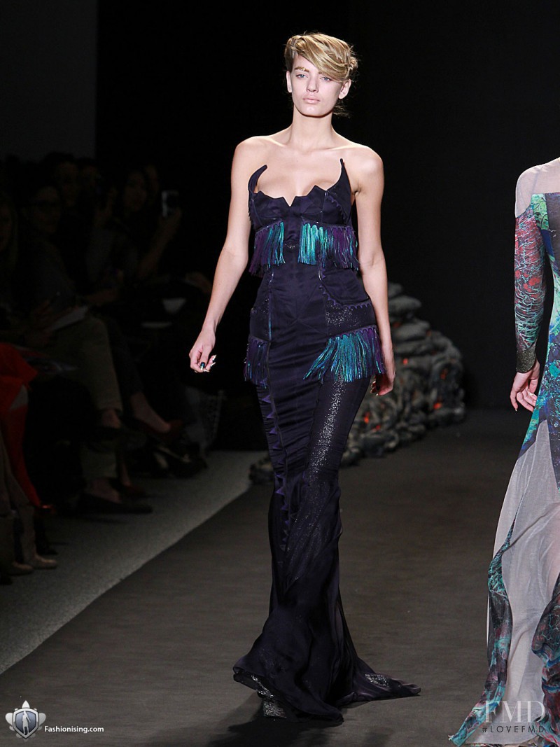 Bregje Heinen featured in  the Jen Kao fashion show for Autumn/Winter 2011