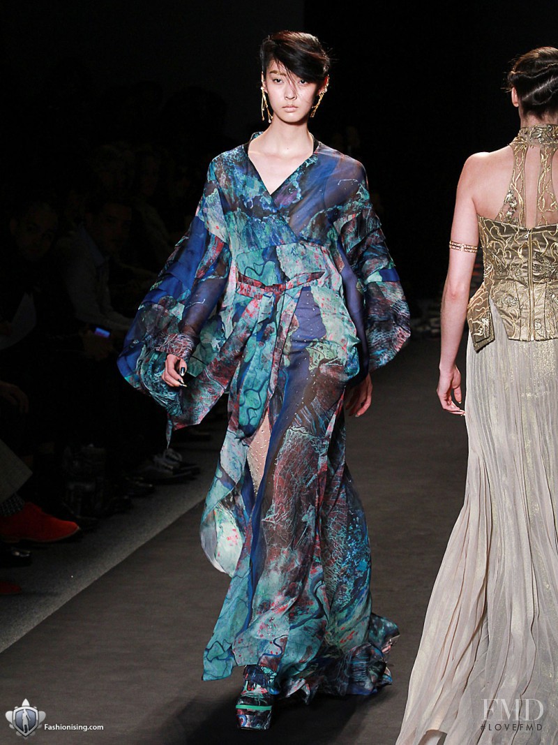 So Young Kang featured in  the Jen Kao fashion show for Autumn/Winter 2011