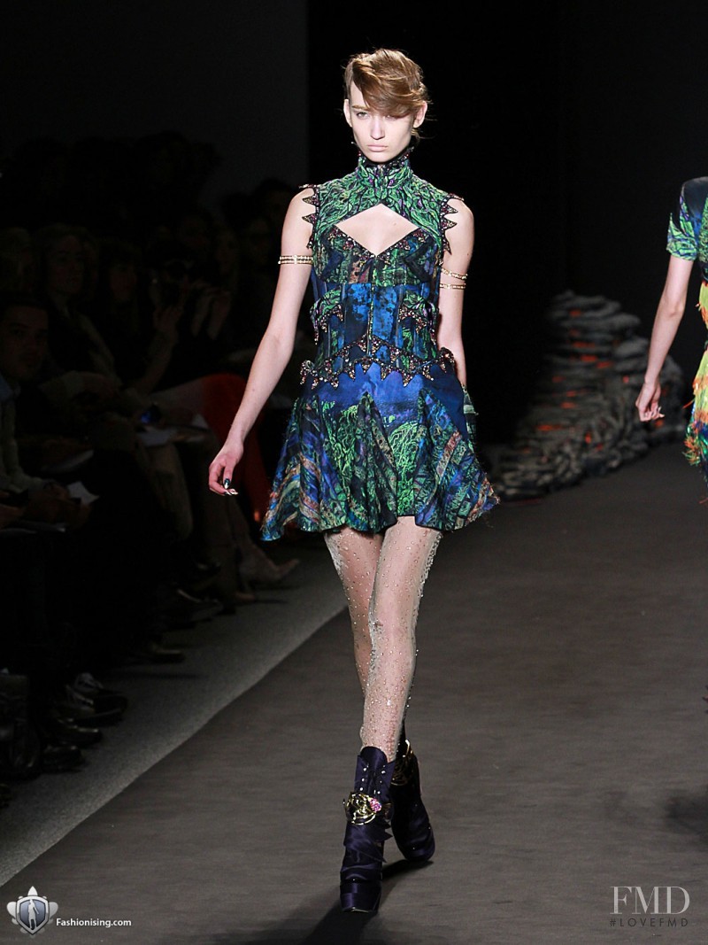 Alex Yuryeva featured in  the Jen Kao fashion show for Autumn/Winter 2011