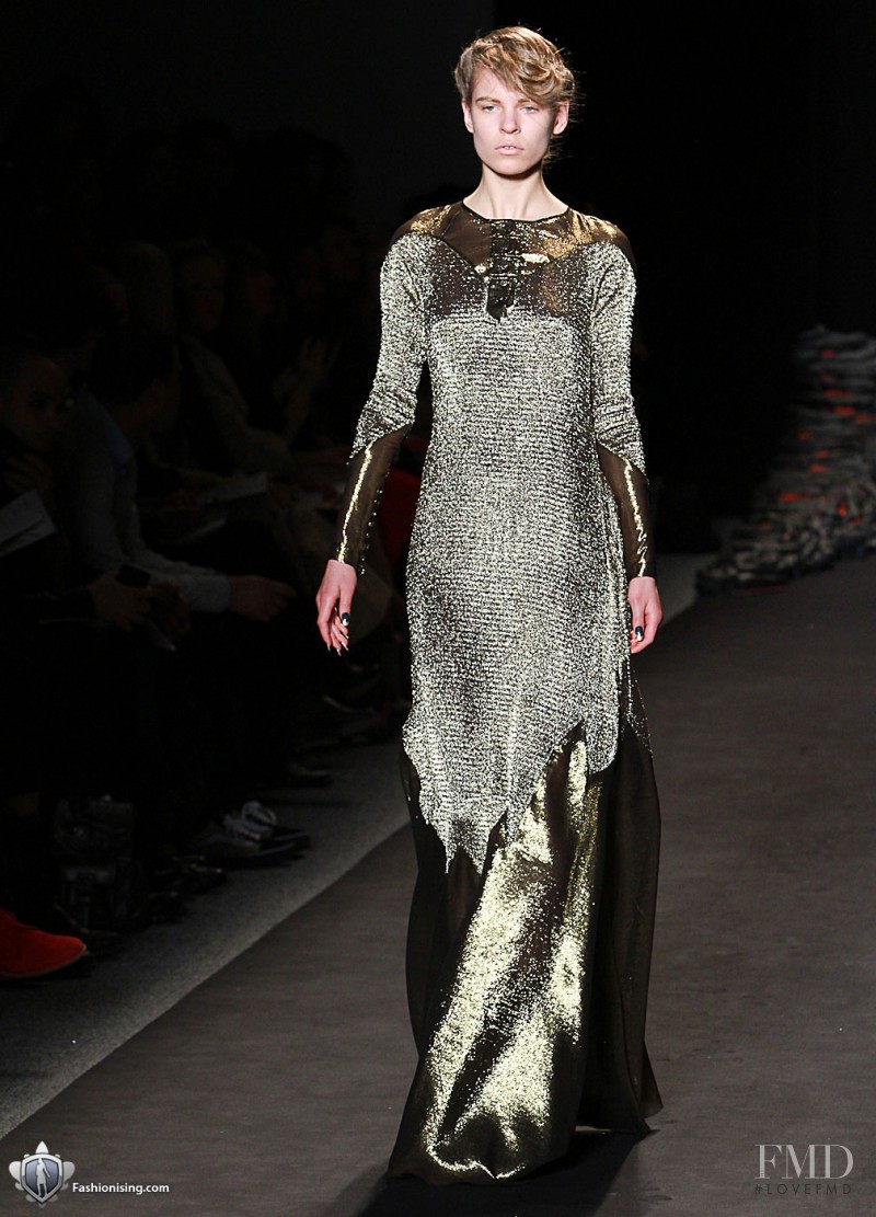 Katharina Hessen featured in  the Jen Kao fashion show for Autumn/Winter 2011