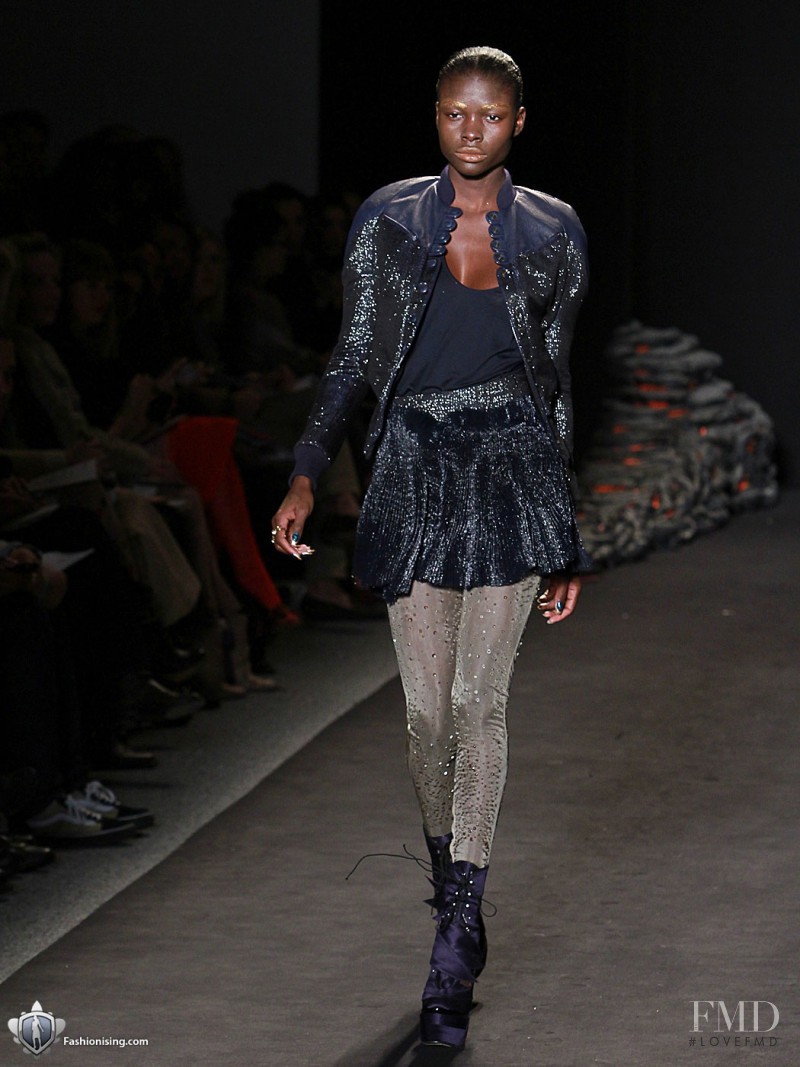 Jeneil Williams featured in  the Jen Kao fashion show for Autumn/Winter 2011