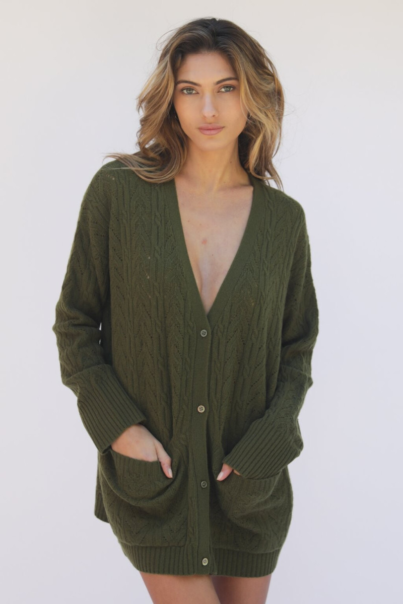 Kyla Grandy featured in  the Oats Cashmere catalogue for Spring/Summer 2019