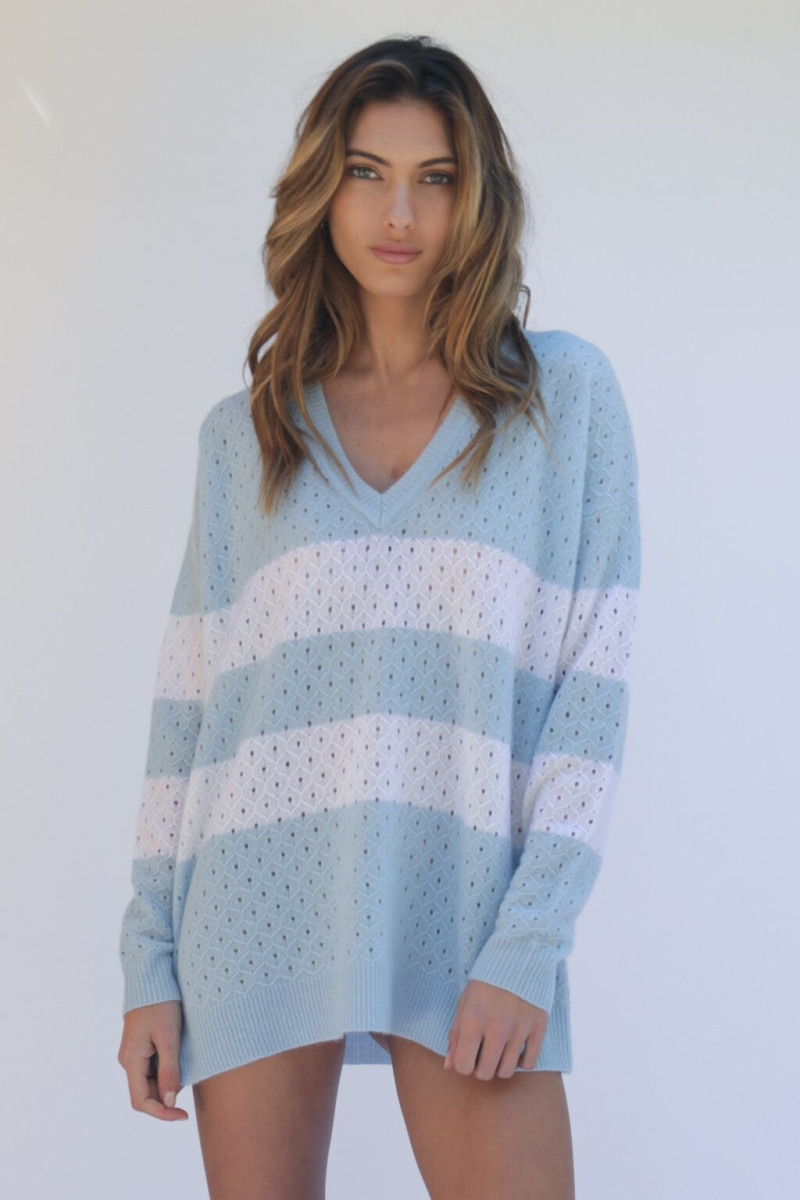 Kyla Grandy featured in  the Oats Cashmere catalogue for Spring/Summer 2019