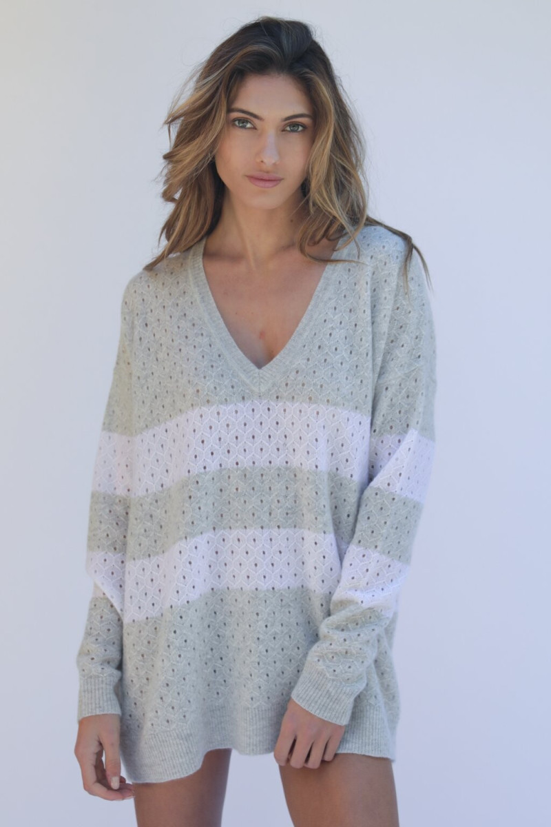 Kyla Grandy featured in  the Oats Cashmere catalogue for Spring/Summer 2019