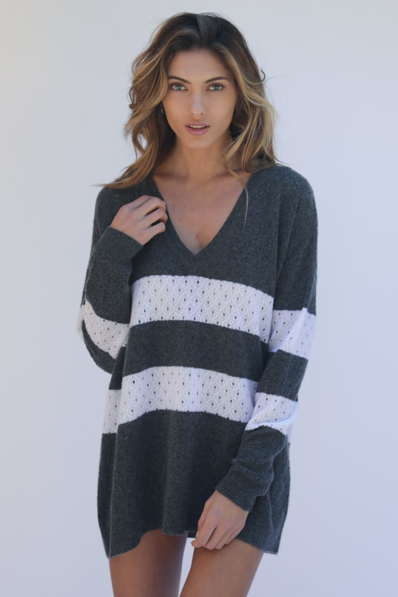 Kyla Grandy featured in  the Oats Cashmere catalogue for Spring/Summer 2019