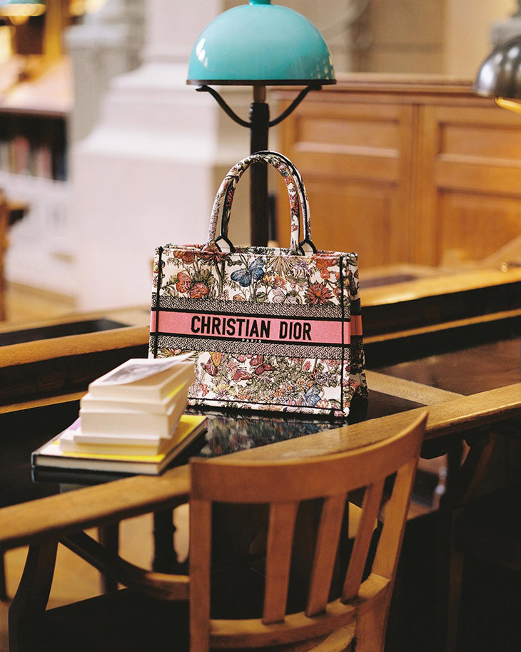Christian Dior  Dior Book Tote Club advertisement for Spring 2024