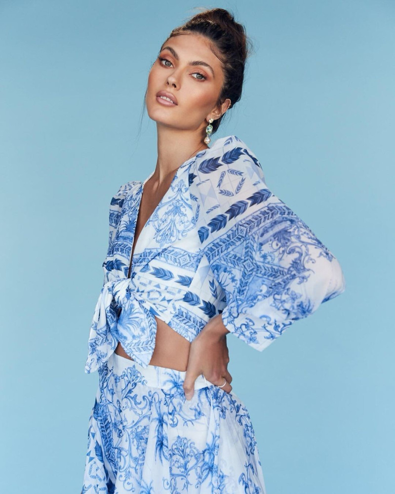Kyla Grandy featured in  the REVOLVE lookbook for Pre-Fall 2020