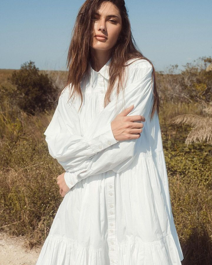 Kyla Grandy featured in  the Elan lookbook for Spring 2024