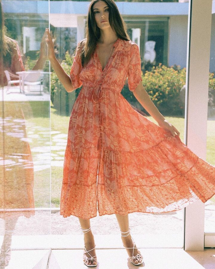 Kyla Grandy featured in  the Elan lookbook for Spring/Summer 2023