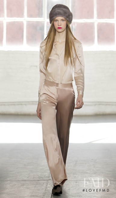 Charlotte Nolting featured in  the Jenni Kayne fashion show for Autumn/Winter 2011