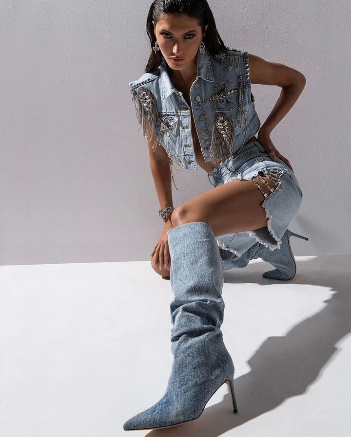 Kyla Grandy featured in  the Akira lookbook for Spring/Summer 2023