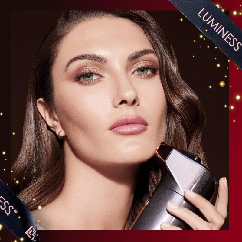 Kyla Grandy featured in  the Luminess Cosmetics advertisement for Autumn/Winter 2023