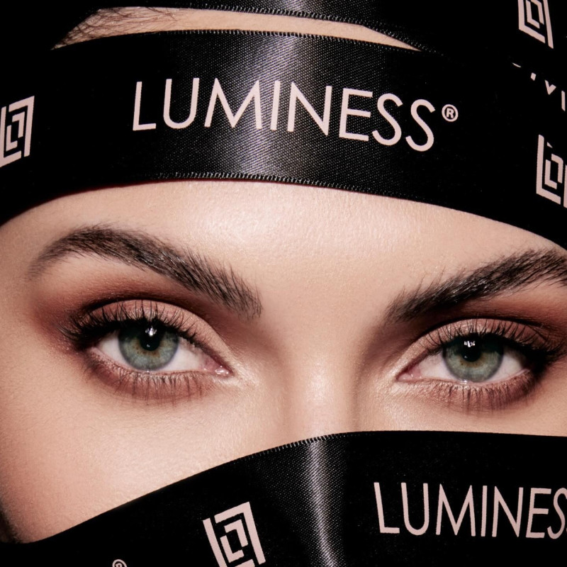 Kyla Grandy featured in  the Luminess Cosmetics advertisement for Autumn/Winter 2023