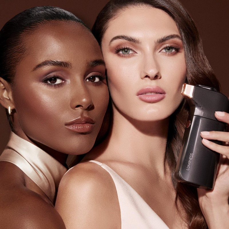 Kyla Grandy featured in  the Luminess Cosmetics advertisement for Autumn/Winter 2023