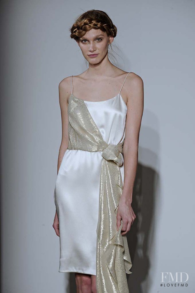 Irina Nikolaeva featured in  the Erin Fetherston fashion show for Autumn/Winter 2011