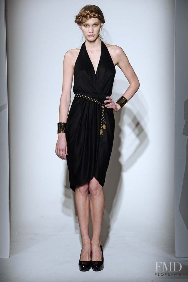 Irina Nikolaeva featured in  the Erin Fetherston fashion show for Autumn/Winter 2011
