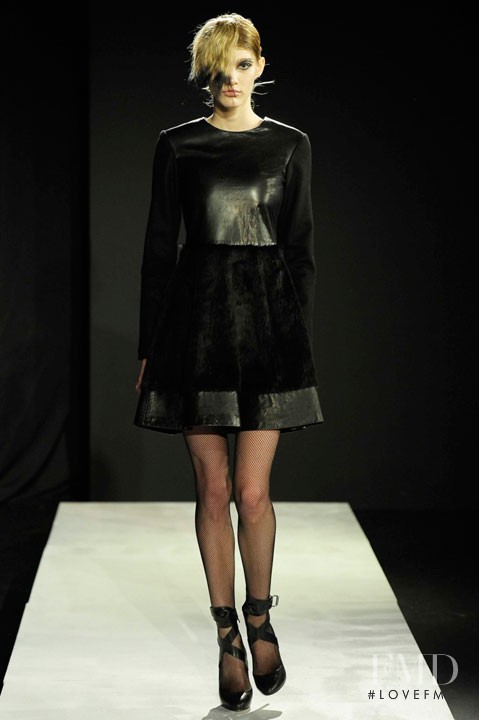 Irina Nikolaeva featured in  the Mandy Coon fashion show for Autumn/Winter 2011