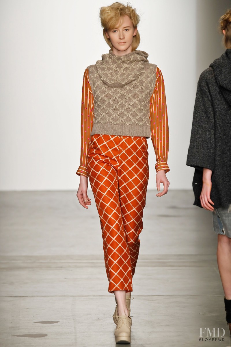 Edythe Hughes featured in  the Rachel Comey fashion show for Autumn/Winter 2011