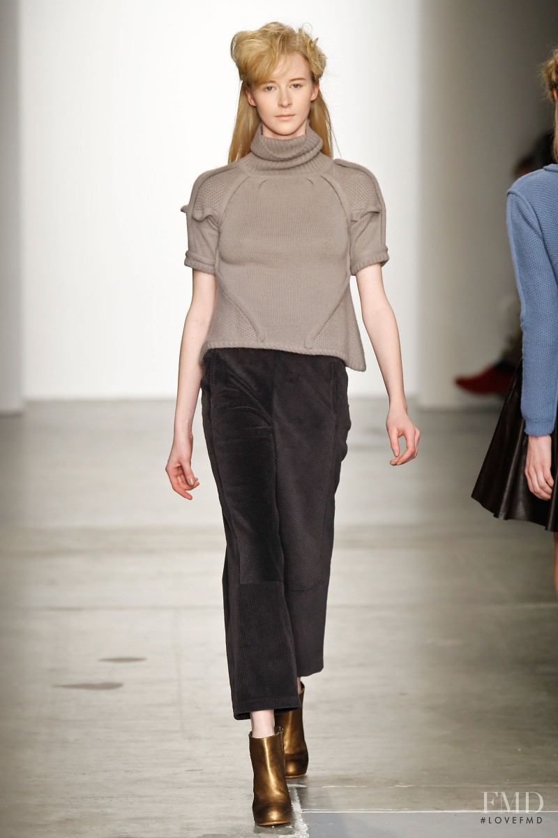 Edythe Hughes featured in  the Rachel Comey fashion show for Autumn/Winter 2011