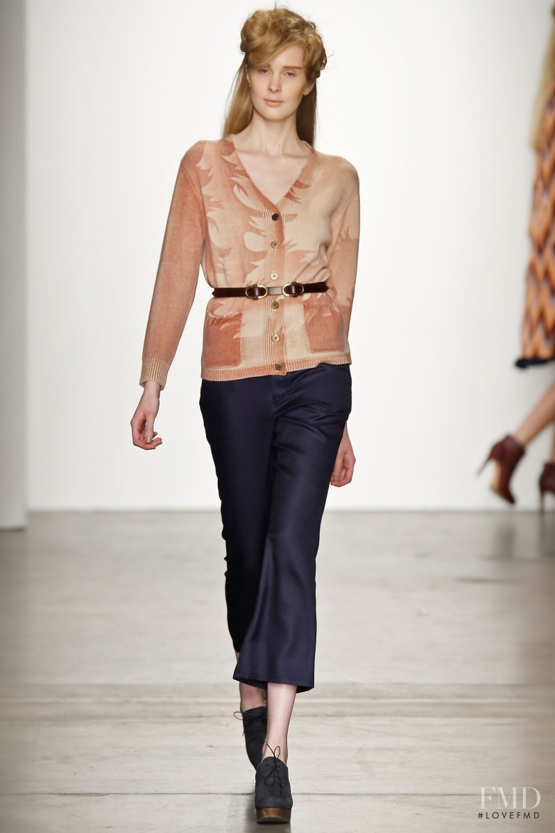 Jasmine Poulton featured in  the Rachel Comey fashion show for Autumn/Winter 2011