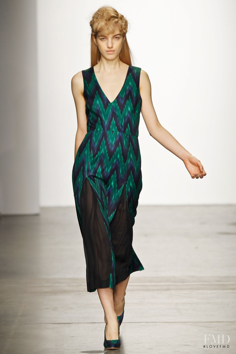 Naomi Preizler featured in  the Rachel Comey fashion show for Autumn/Winter 2011